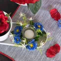 Outlet Anneau De Fleurs Artificielles Bellis Couronnes