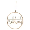 New Anneau En Bois Printemps Pendentifs & Guirlandes