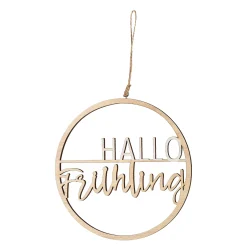 New Anneau En Bois Printemps Pendentifs & Guirlandes