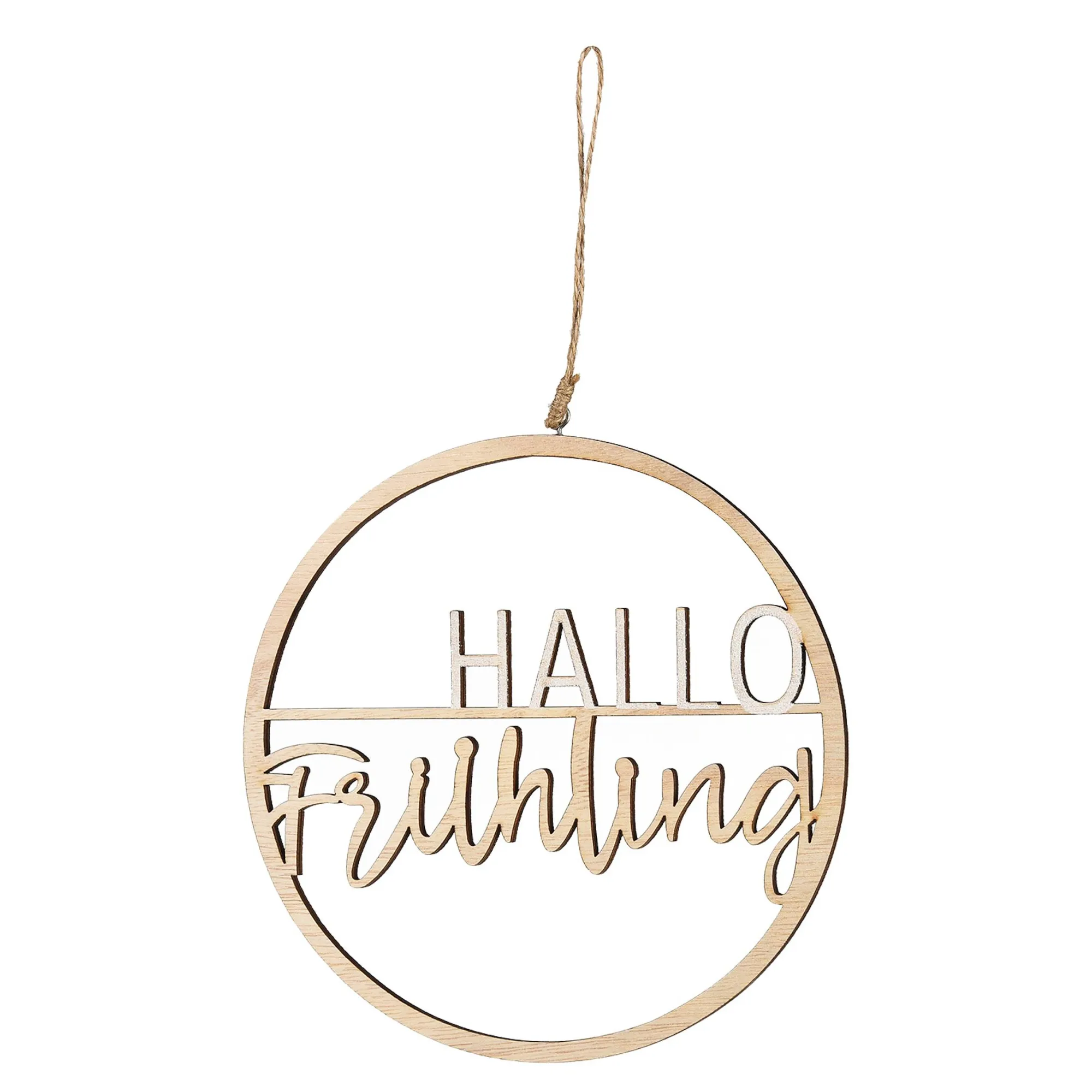New Anneau En Bois Printemps Pendentifs & Guirlandes