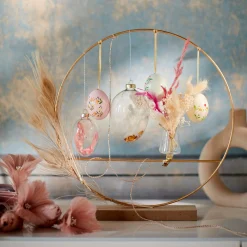 Discount Anneau Metallique Décoratif Sur Support Idées De Cadeaux