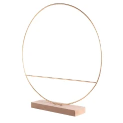 Discount Anneau Metallique Décoratif Sur Support Idées De Cadeaux