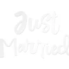 Store Autocollant Pour Voiture Just Married Étiquettes Cadeaux