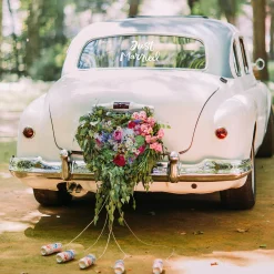 Store Autocollant Pour Voiture Just Married Étiquettes Cadeaux