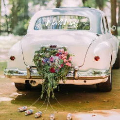 Shop Autocollant Pour Voiture Mr & Mrs Étiquettes Cadeaux