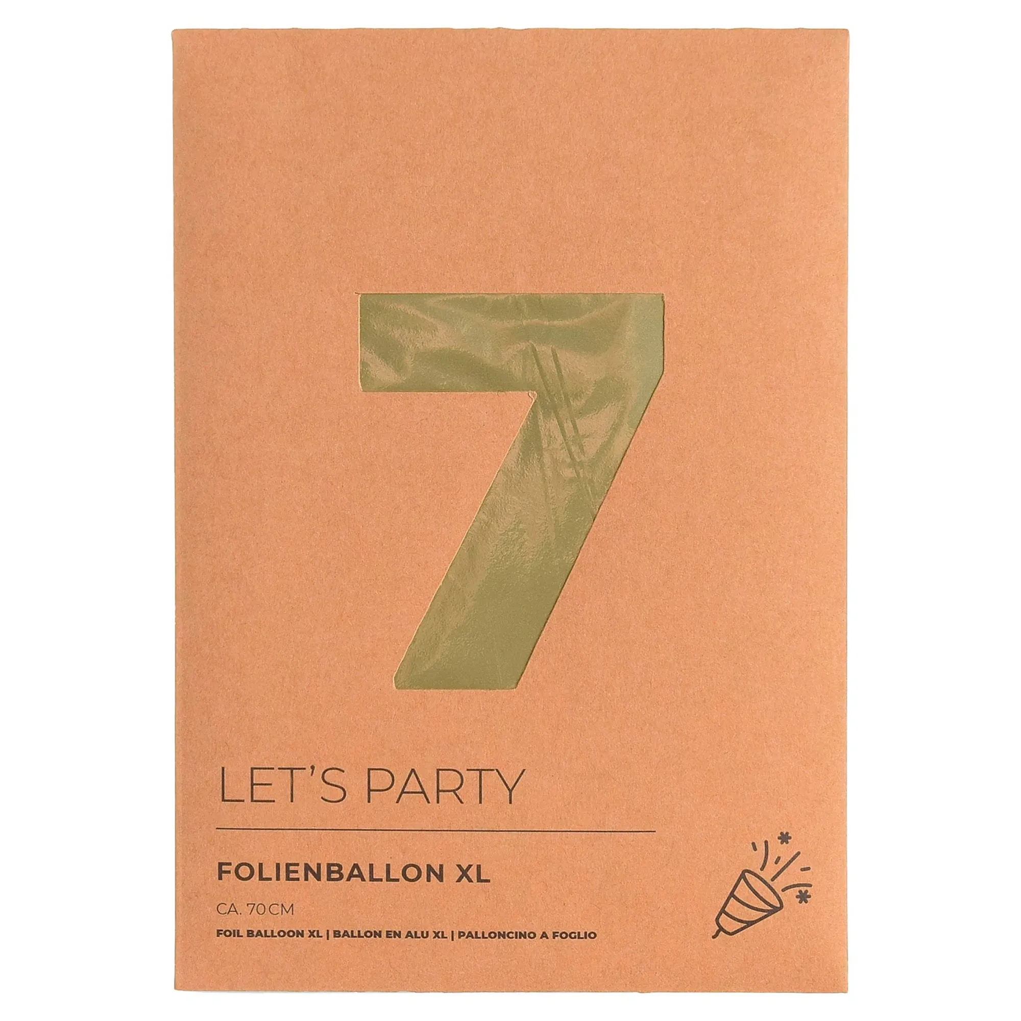 Cheap Ballon En Feuille Xl Numero 7 Ballons