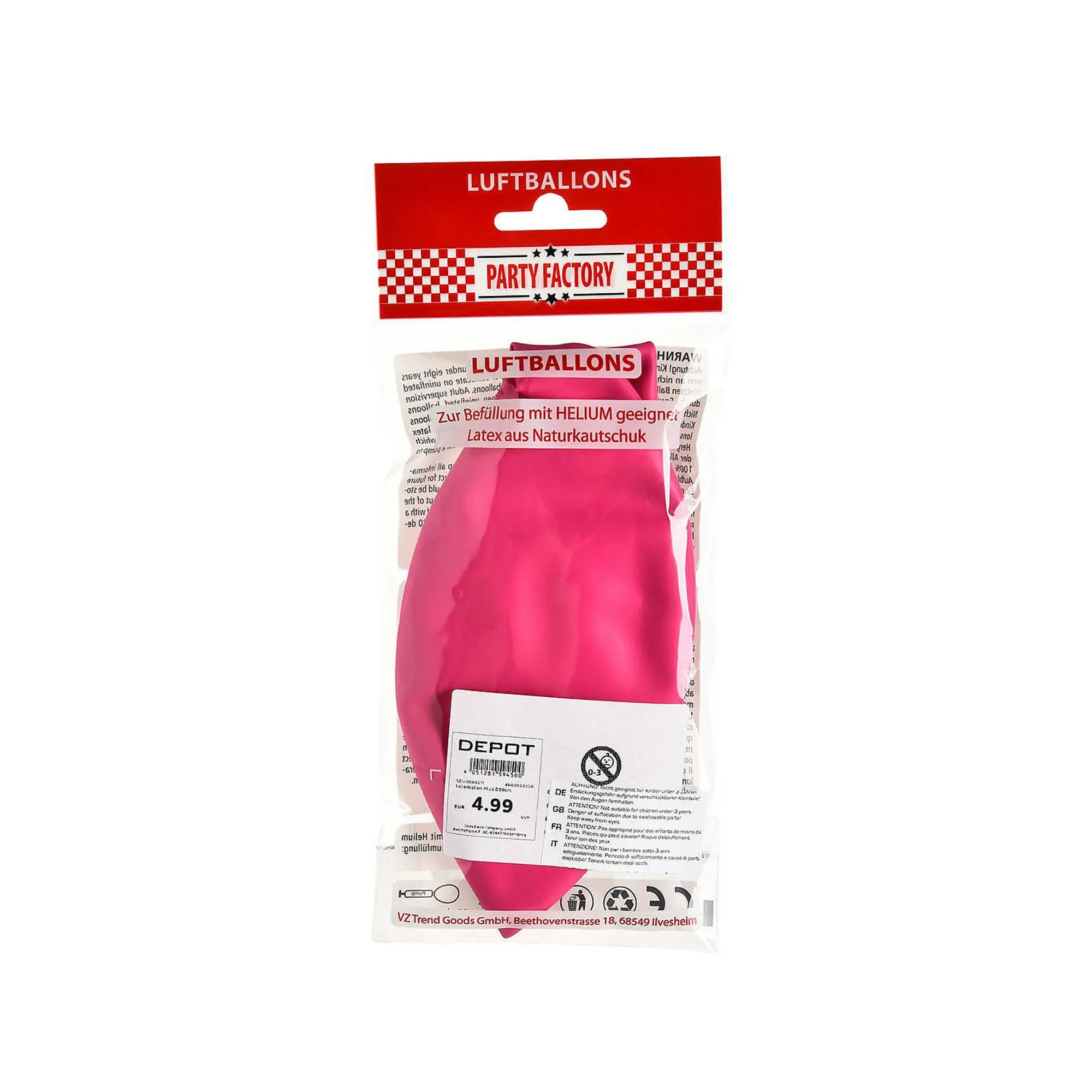 Clearance Ballon Gonflable Xl Uni Ballons