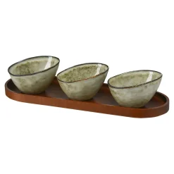 Clearance Bols A Dips Riva Avec Plateau Vaisselle