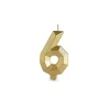 Outlet Bougie D'Anniversaire Chiffre 6 Bougies