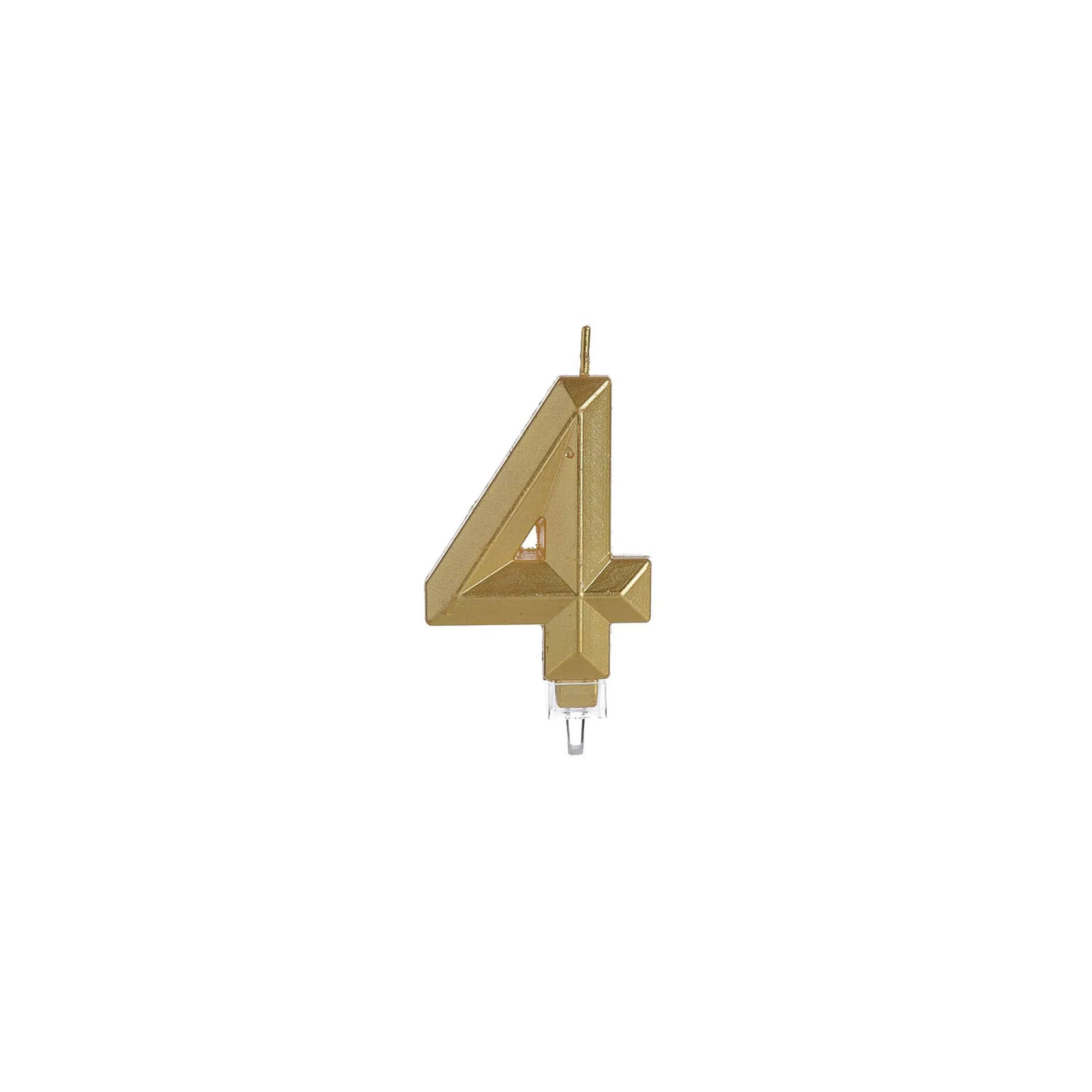 Hot Bougie Gateau Numero 4 Bougies