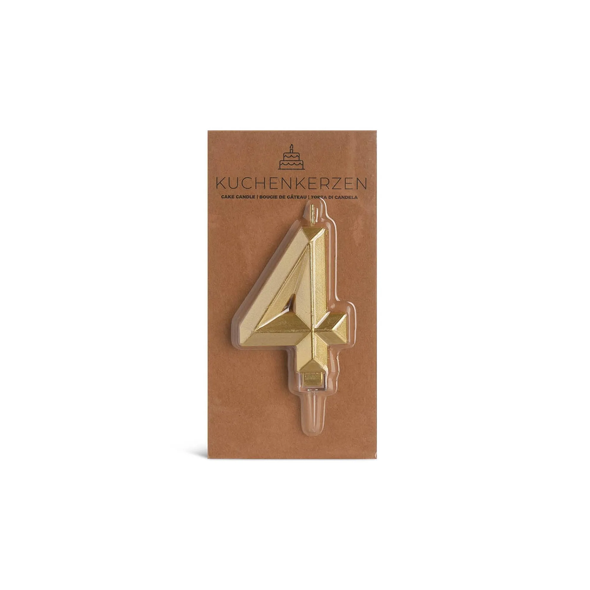 Hot Bougie Gateau Numero 4 Bougies