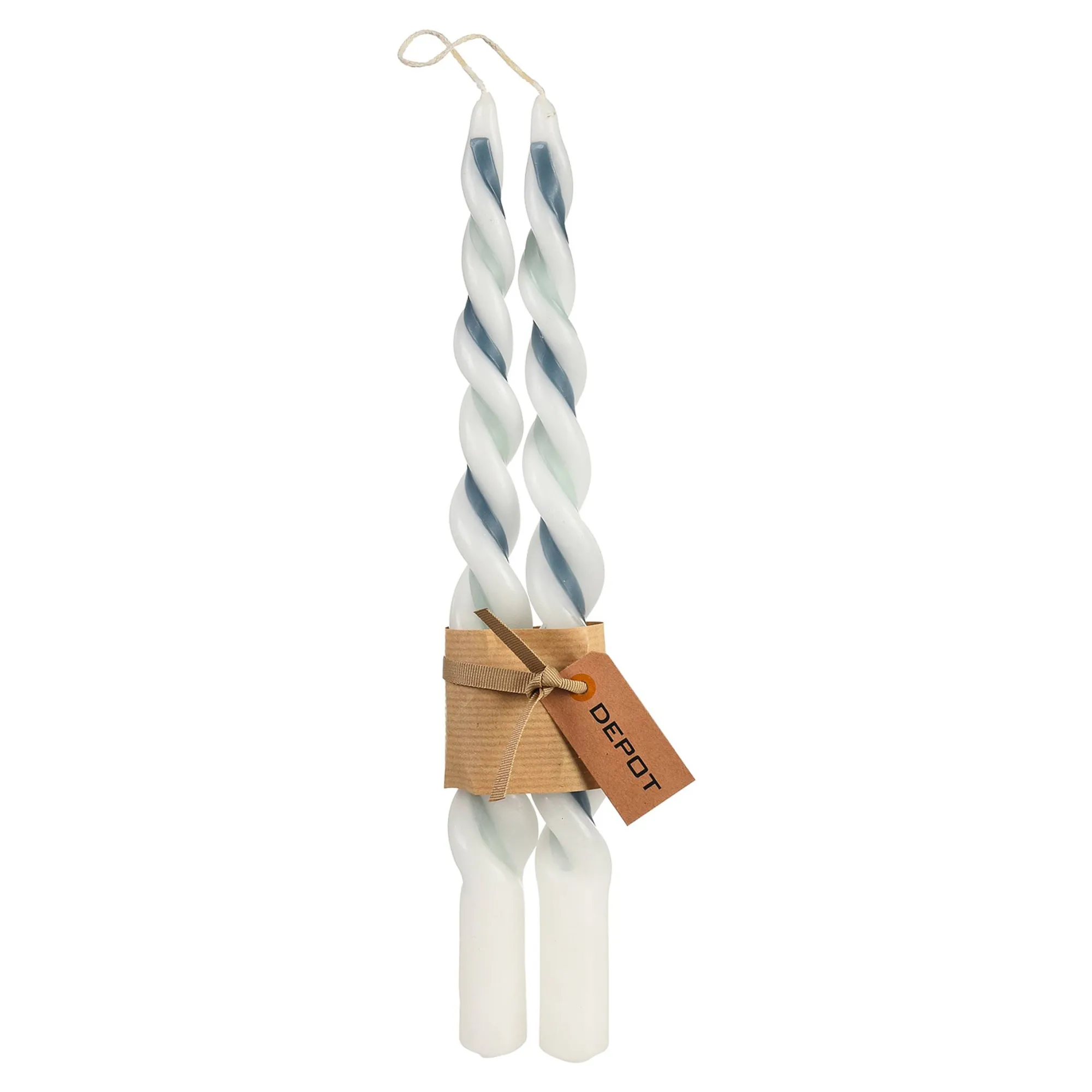 Shop Bougies Pointues Three Tone, Torsadees Bougies