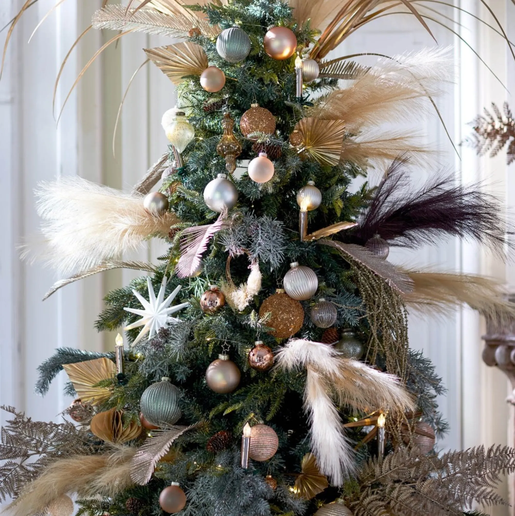Outlet Bouquet De Fleurs Sechees Scintillantes Miscanthus Idées De Cadeaux