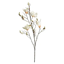 Outlet Branche Artificielle Magnolia Dore Fleurs Individuelles