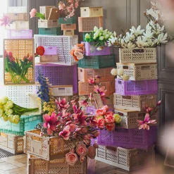 Fashion Branche Artistique Magnolia Dore Fleurs Individuelles