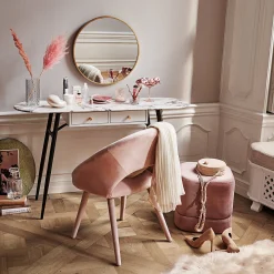 Best Sale Chaise En Velours Celin Chaises