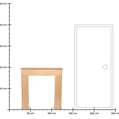 Outlet Console De Cheminee Toni Avec Espace De Rangement Consoles