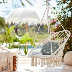 Online Coussin En Jute Flower Coussins