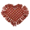 Flash Sale Dessous De Verre Macrame Coeur Idées De Cadeaux