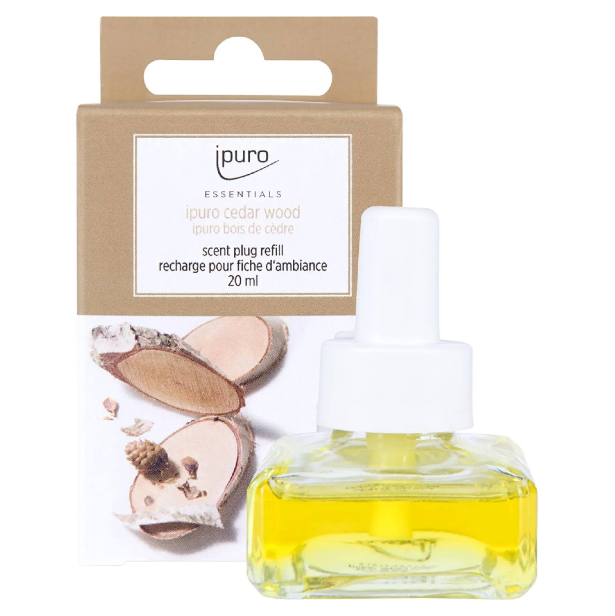 New Essentials Scent Plug Recharge Cedar Wood Idées De Cadeaux