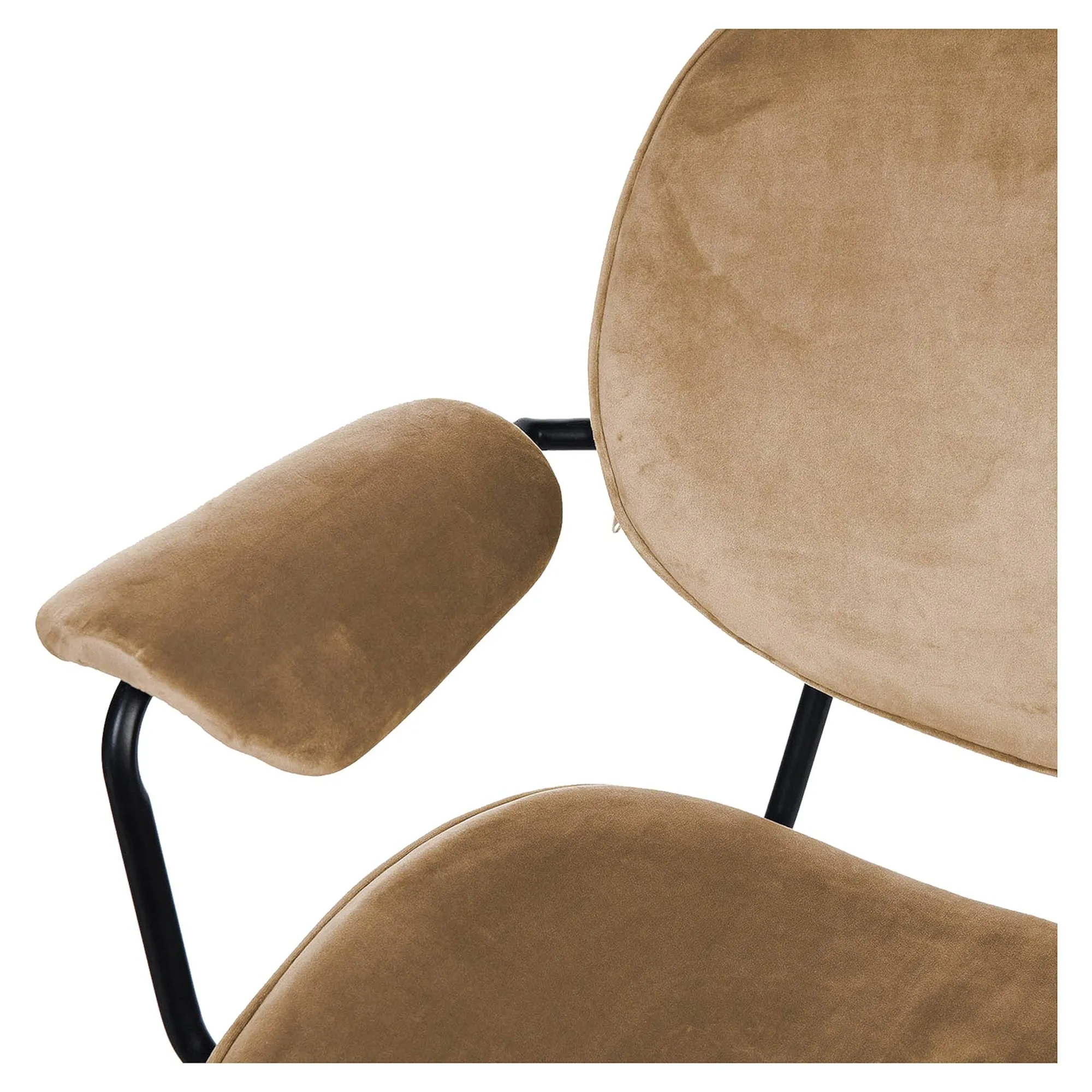 New Fauteuil En Velours Gunni Chaises