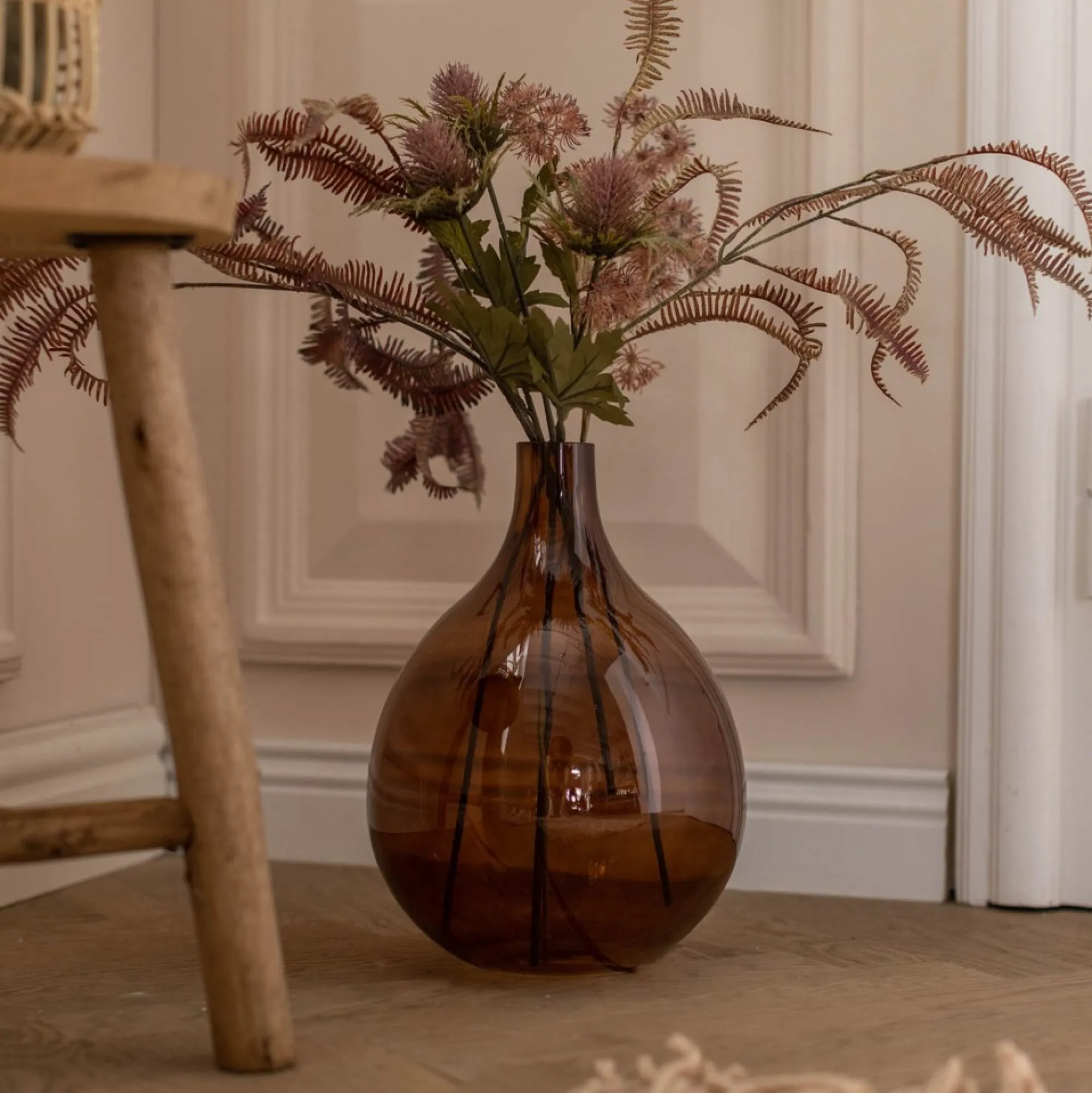 Store Fleur De Tige Artificielle Fougere D'Autruche Fleurs Individuelles