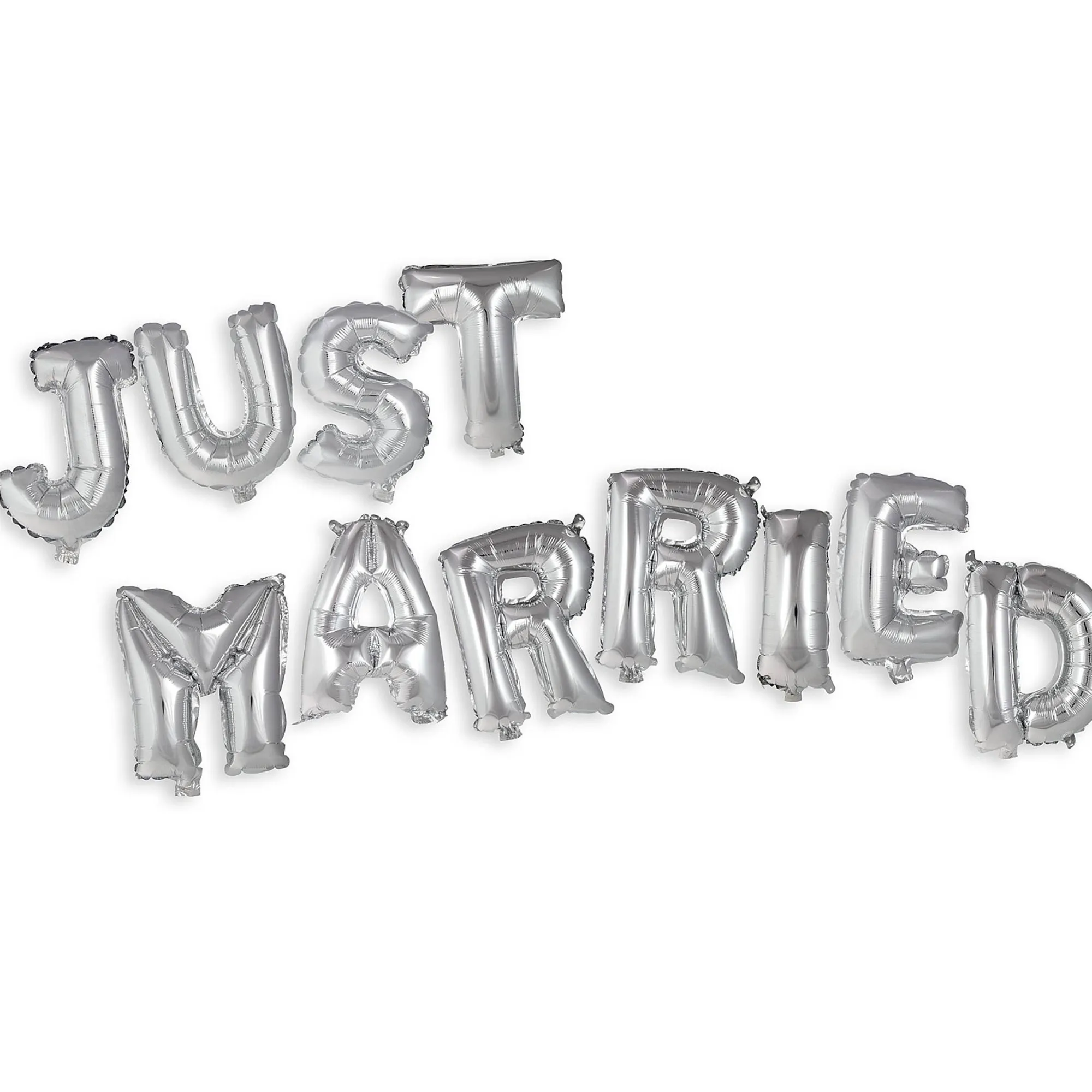 Best Sale Lot De Ballons Metallises Just Married Ballons