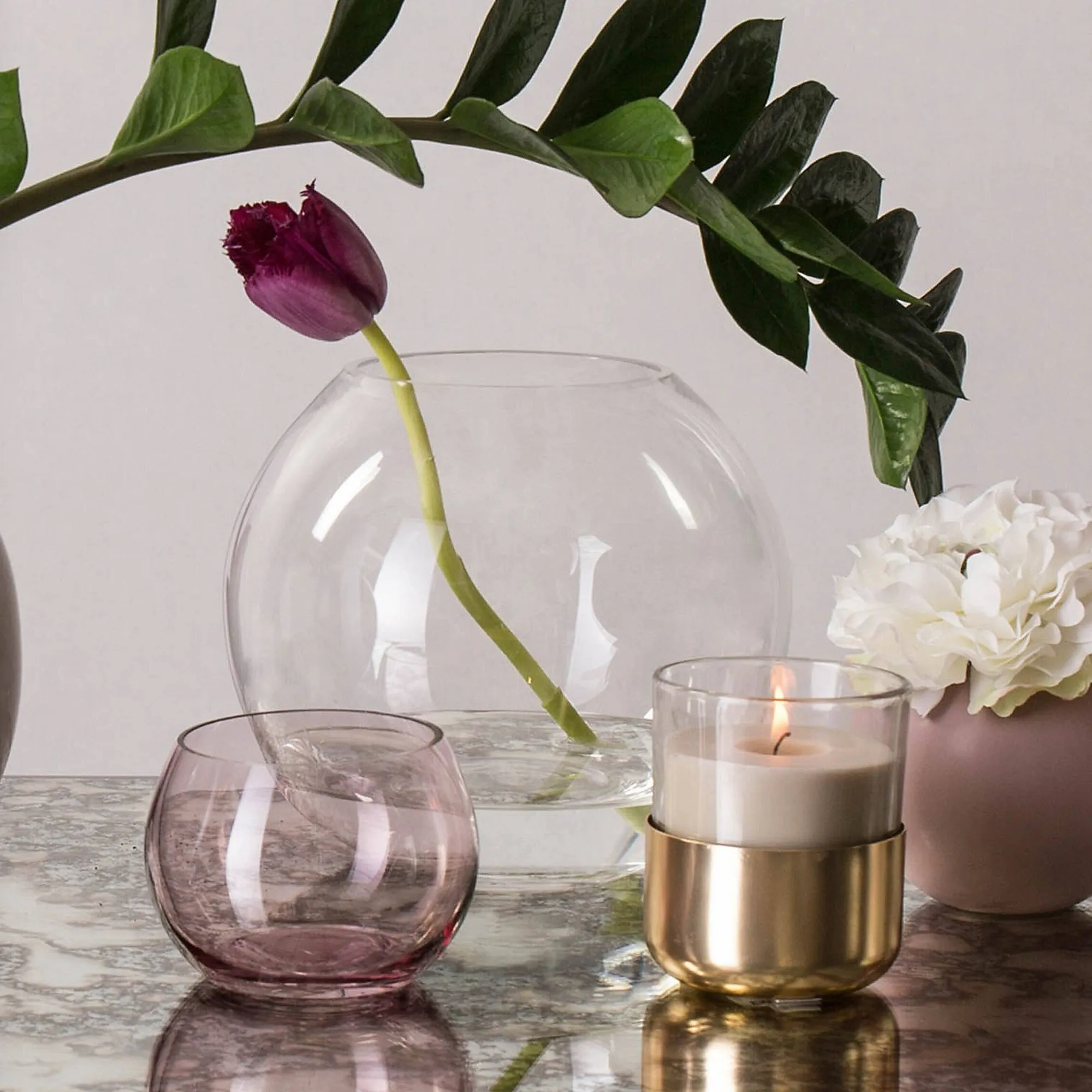 Hot Mini Vase Boule Basic Idées De Cadeaux