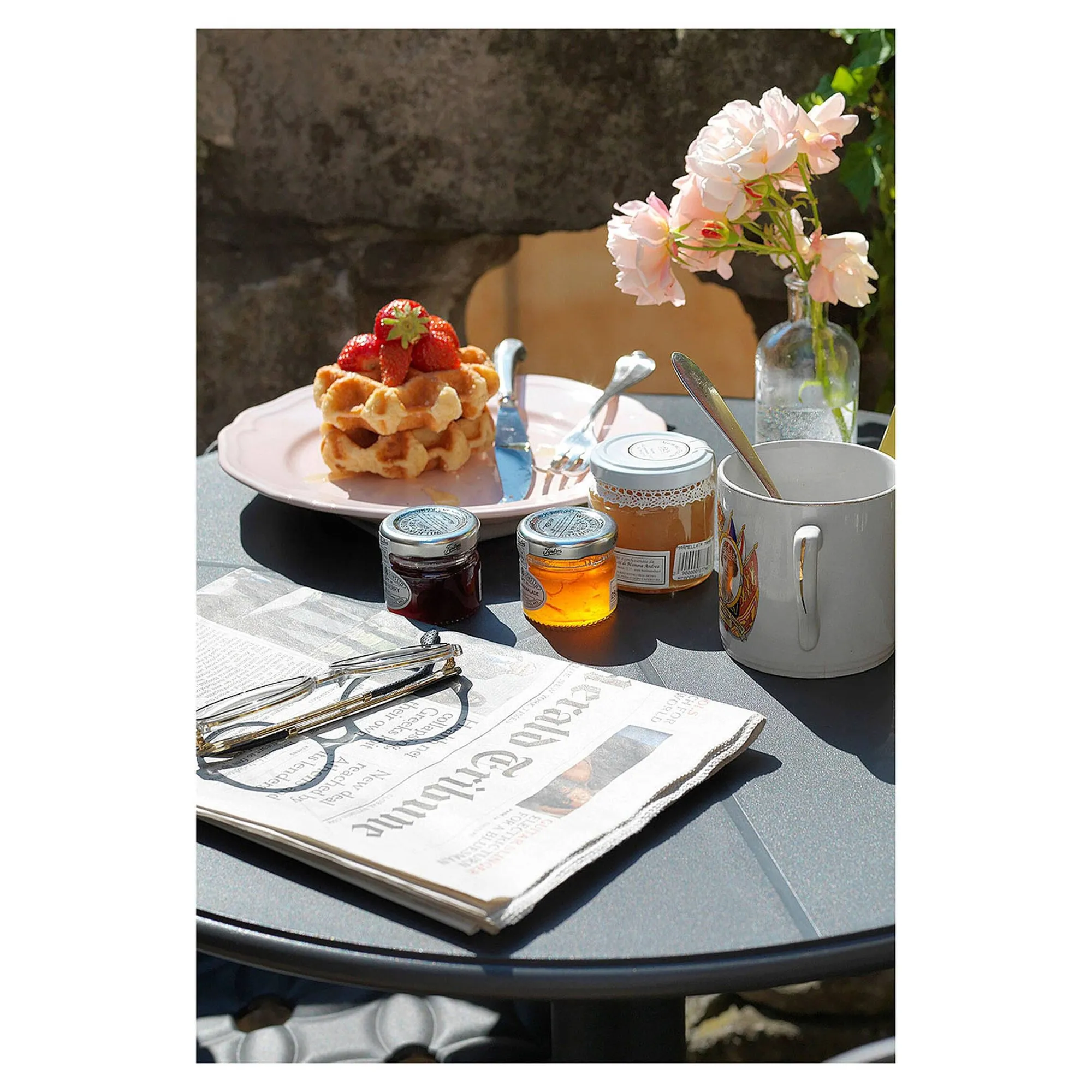 Discount Nardi Table D'Exterieur Spritz, Reglable En Hauteur Meubles De Jardin & De Balcon