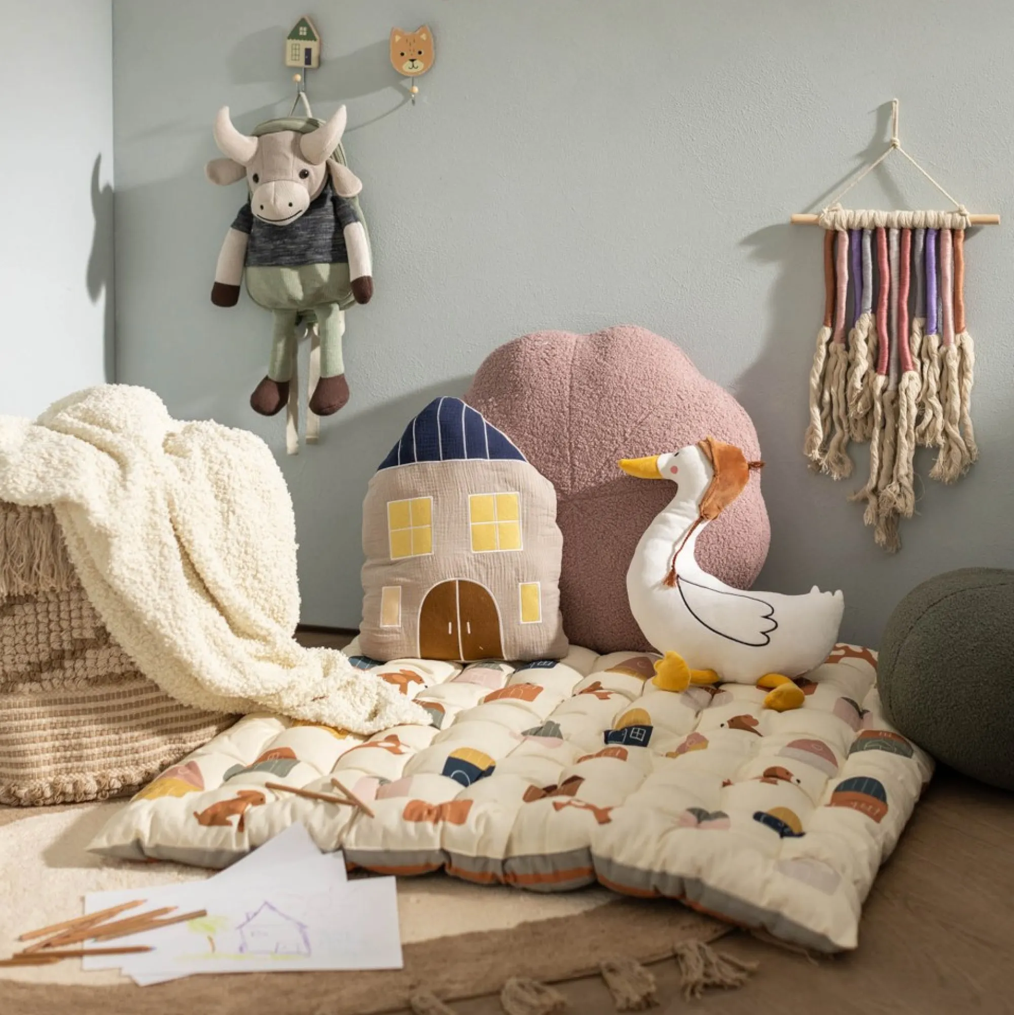 Sale Panier De Rangement Boho Fringes Idées De Cadeaux