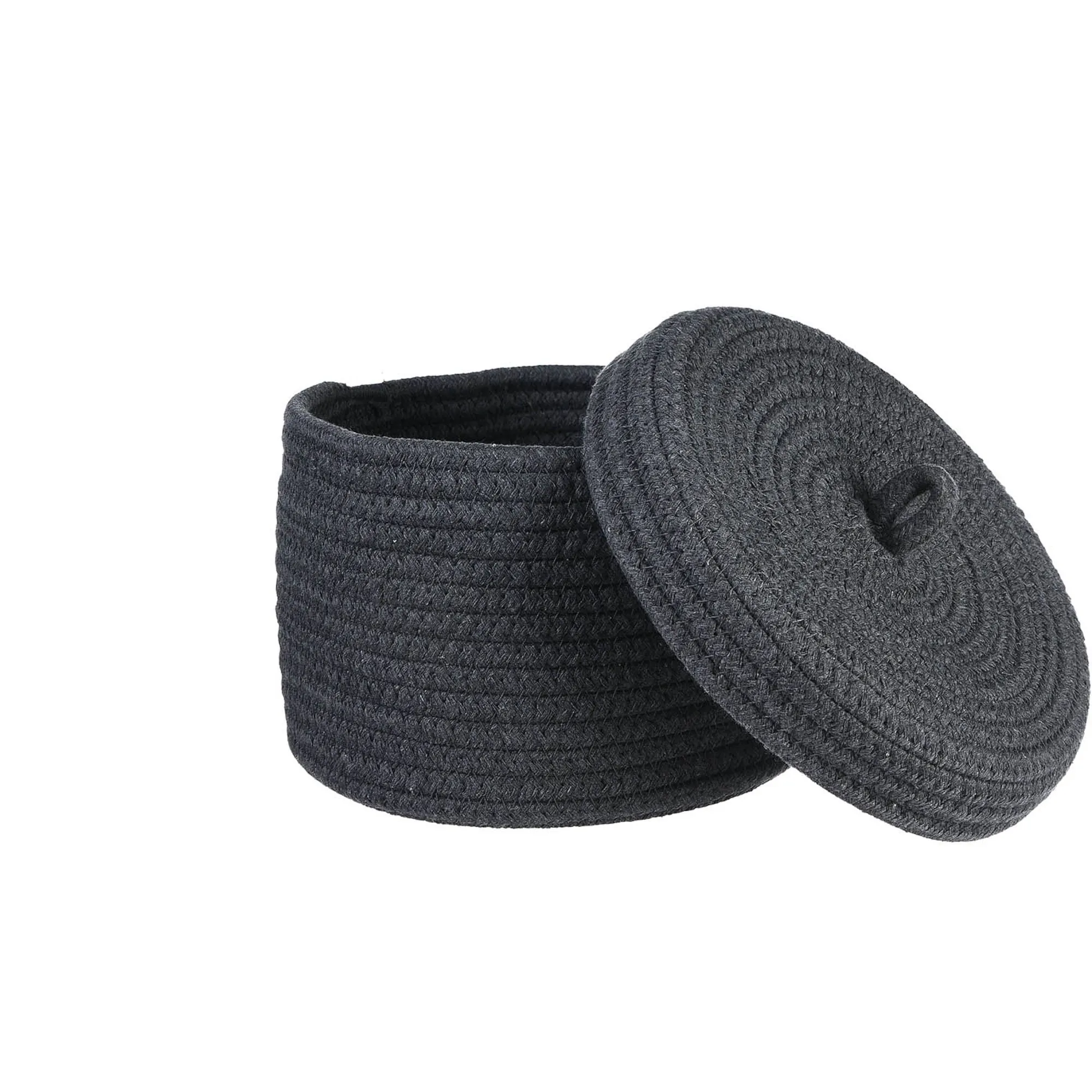 Clearance Panier De Rangement Corde Avec Couvercle Rangement