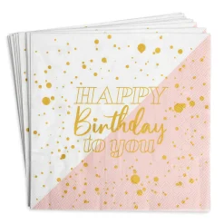 Flash Sale Serviettes De Table Birthday Serviettes En Papier