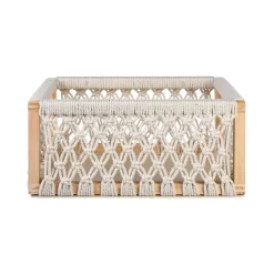 Cheap Set De Boîtes De Rangement Macramee Idées De Cadeaux