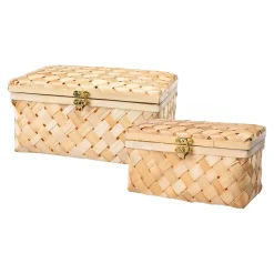 Hot Set De Boîtes De Rangement Woven Idées De Cadeaux