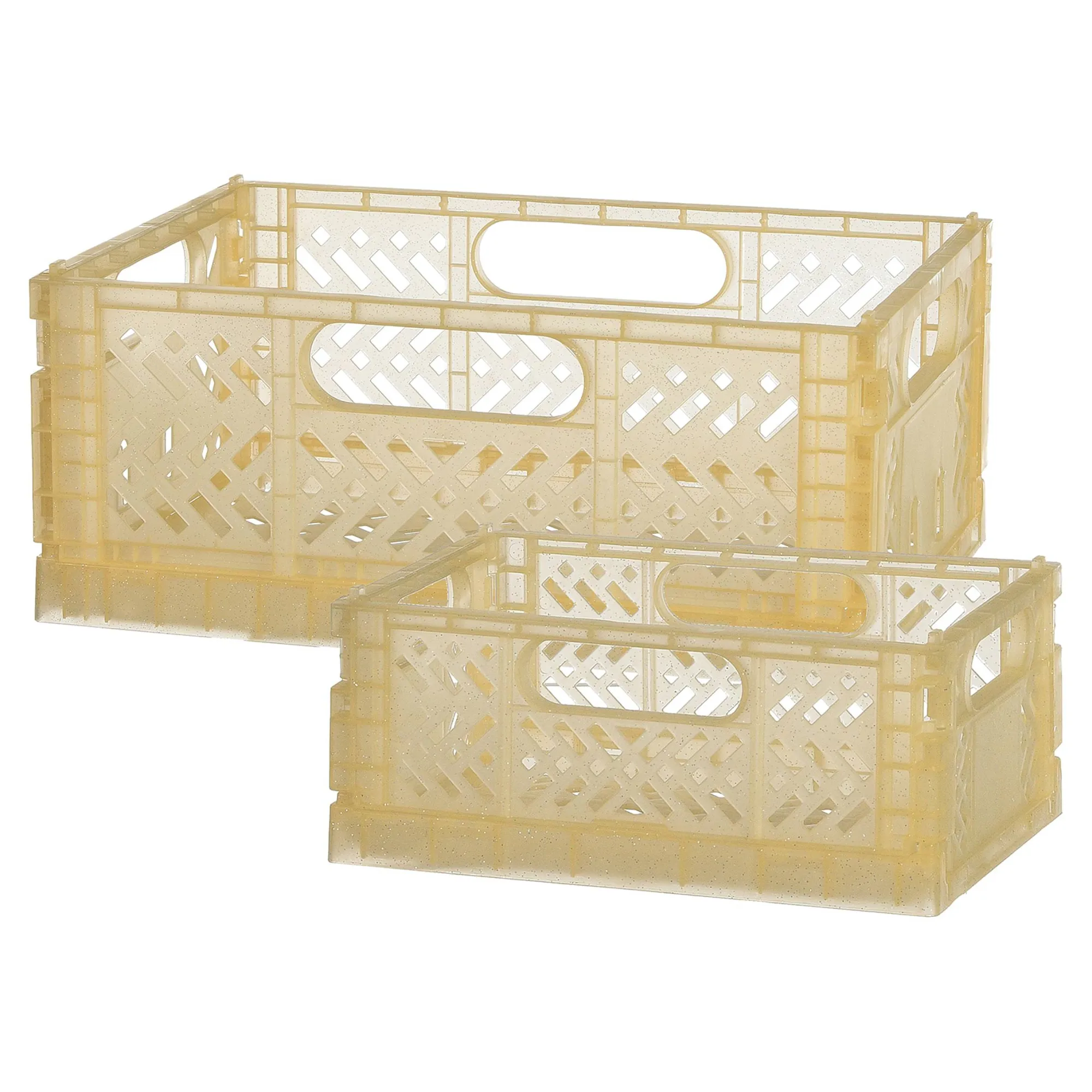 Flash Sale Set De Boîtes Pliantes Glitter Rangement