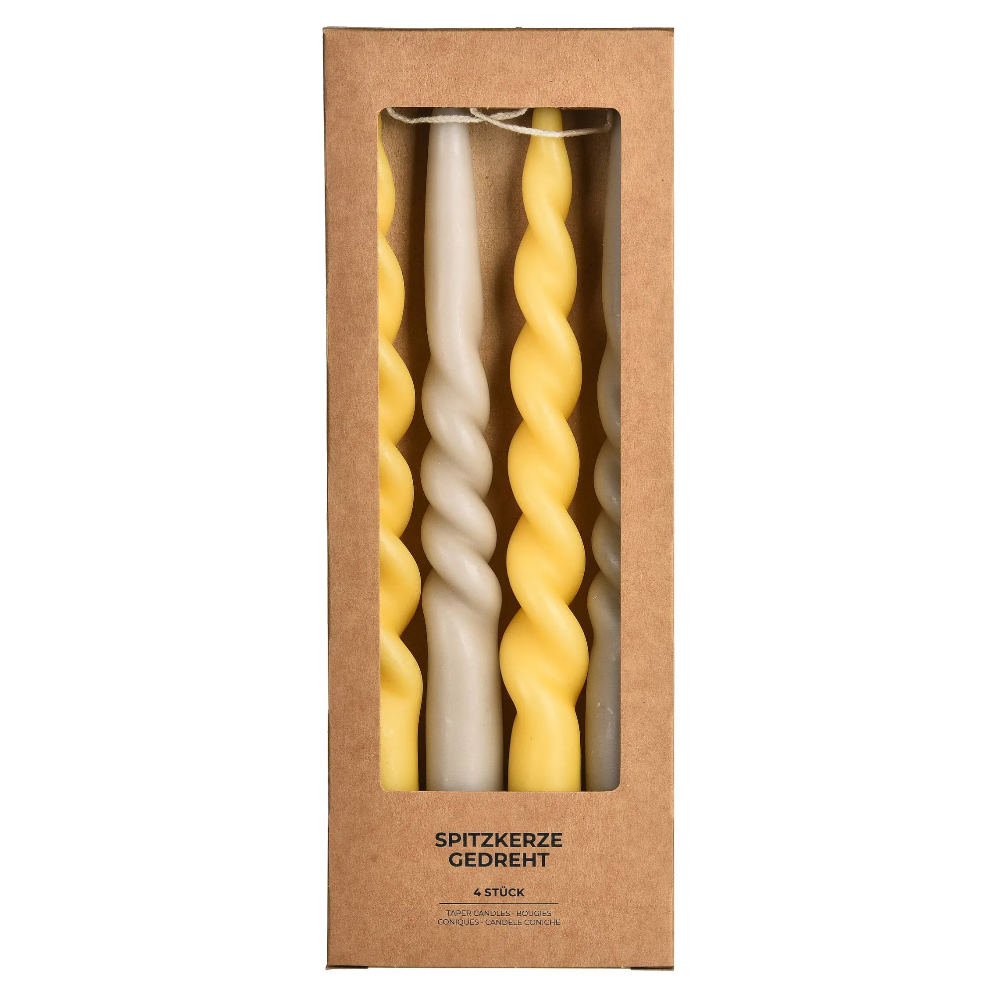 Cheap Set De Bougies Pointues, Torsadees Bougies