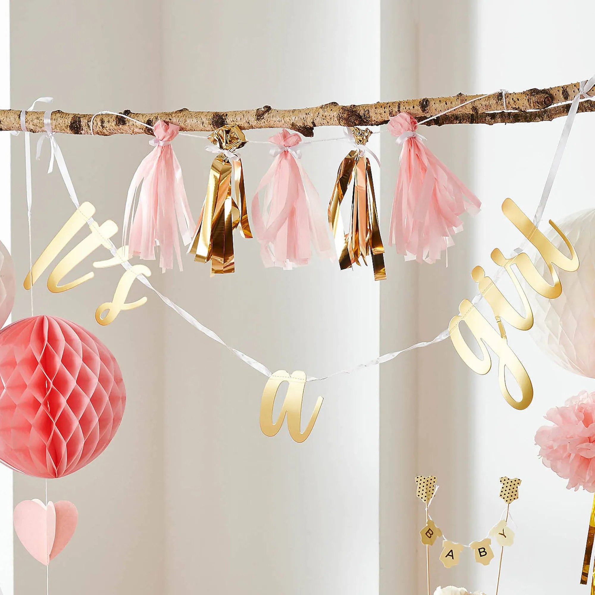 New Set De Décoration De Fete It'S A Girl Pays Des Enfants