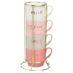 New Set De Tasses Avec Support Idées De Cadeaux