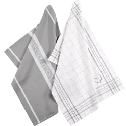 Clearance Set De Torchons Kitchen Love Torchons De Cuisine Et De Vaisselle