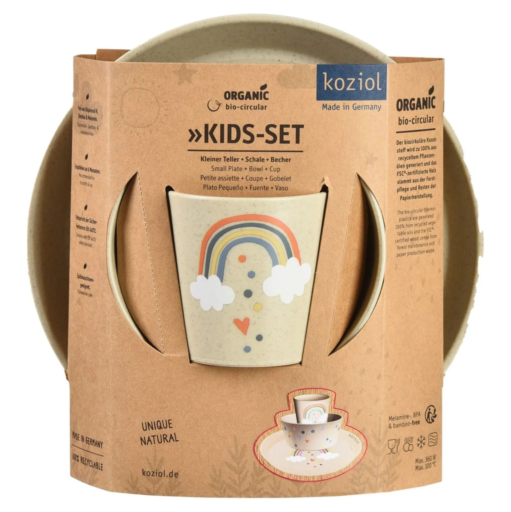 Discount Set De Vaisselle Pour Enfants Rainbow Idées De Cadeaux