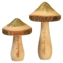 Outlet Set D'Objets Deco Champignon Paillettes Idées De Cadeaux