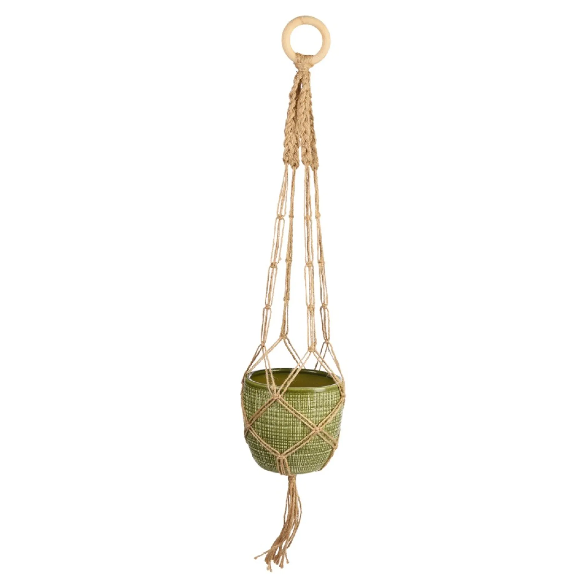 Cheap Suspension En Jute Pour Pots De Plantes Idées De Cadeaux