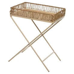 Discount Table D'Appoint A Plateaux Raffia Tables D'Appoint & Tables Basses