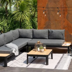 Shop Table De Salon D'Exterieur Sara En Teck Meubles De Jardin & De Balcon