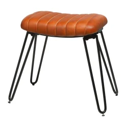 Hot Tabouret En Cuir Vitus Poufs & Tabourets
