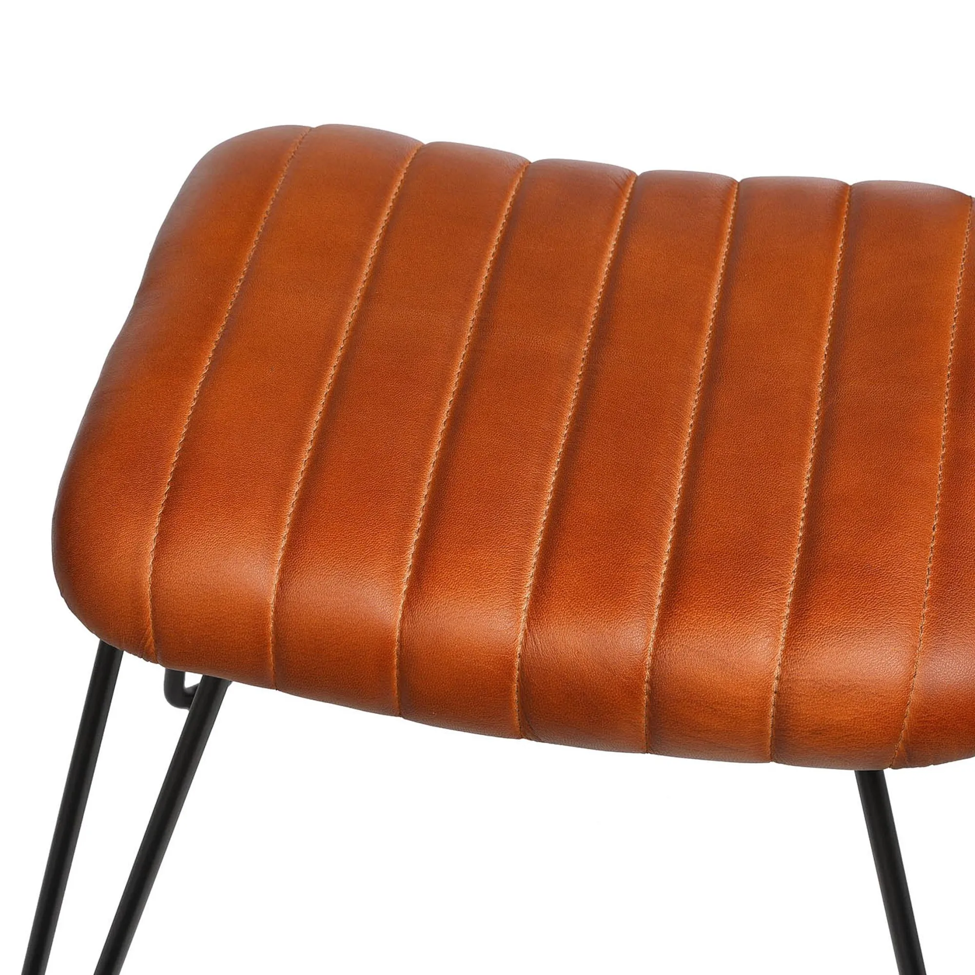 Hot Tabouret En Cuir Vitus Poufs & Tabourets